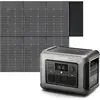 ALLPOWERS 1800W Centrale électrique portable avec panneau solaire 600 W, batterie LiFePO4 1152 Wh avec générateur solaire fonctionnement