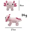 Peluche Axolotl Jouet FONGWAN Animal Aquatique Rose - 24*15cm
