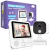 EKESOR Babyphone Camera Bébé Moniteur Surveillance 2,8" 720P LCD Monit...
