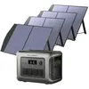 ALLPOWERS Générateur solaire S2000 Pro avec 4 panneaux solaires pliabl...