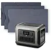 Station d'Énergie Portable R1500 avec 2x Batteries Supplémentaires B10...