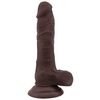 Gode réaliste FLATTERER 14 x 4 cm Marron 
