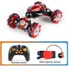 Atoup RC Voiture Télécommande - Sur le sol et l'eau - 360° Rotation - Rechargeable - Jouet Enfant - Rouge