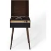 Crosley Jasper Walnut platine vinyle/lecteur multimédia sur pied