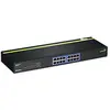 Trendnet TEG-S16G commutateur réseau Non-géré Noir