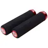 Sram paire de grips mousse lock-on noir rouge
