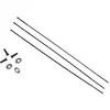 Zipp Rayons Cx-ray Straight Pull External Titanium 3 Unités 230 mm