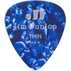 Jim Dunlop 483P10TH médiator Player Pack-perle bleu (lot de 12)