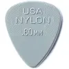 Jim Dunlop Dunlop Nylon Standard Médiators 0,60mm Gris Clair (12x)