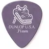 Jim Dunlop Dunlop Gator Grip Médiator 0.71 Mm Violet Foncé (12x)