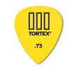 12 mediators Dunlop Tortex Pitch black 0.73 mm - 488P73