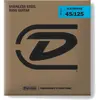 Dunlop DBFS45125 Flatwound Long Scale 45-125 pour basse 5 cordes