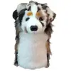Daphne's Headcovers Australian Shepherd Novely Couvre-tête Unisexe, Blanc