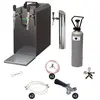 ich-zapfe Ensemble complet - tireuse a biere - stream 50 machine a biere, 2 lignes, 55 lh - black edition, keg:type s, keg 2:type g