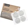 Couvercles autocollants en aluminium pour capsules réutilisables Sealp...