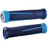 Poignées MTB ODI AG1 Signature Lock-On 2.1 Bleu-Azur 135mm