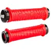 Poignée Odi Troy Lee Design - Rouge - Lock on Noir - 130mm