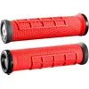 Poignées MTB ODI Elite Pro Lock-On 2.1 Rouges avec Colliers Noirs - 130mm