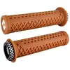 Poignées ODI Vans V2.1 Lock-On avec Colliers à Damier, 135mm, Design Waffle