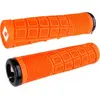Poignée ODI Reflex V2.1 Lock - Blanc/Orange - 135mm
