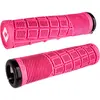 Poignées Odi Grips Reflex V2.1 Lock-On Rose avec Colliers Noirs, 135 mm