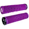 Poignées Odi Grips Reflex V2.1 Lock-On Violet avec Colliers Noirs, 135mm