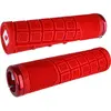 Poignées Odi Grips Reflex XL V2.1 Lock-On Rouges avec Colliers Rouges 135mm