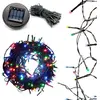 FISHTEC Guirlande Solaire 100 LED Lumineuse - 4 Couleurs - Longueur 17...
