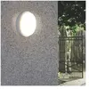 Silamp - Plafonnier led 8W Blanc Rond IP65 - Blanc Neutre 4000K - 5500K