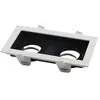 SILAMP Optonica - Support Spot GU10 Encastrable Orientable Double Proj...
