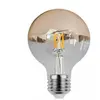SILAMP Optonica - Ampoule led E27 Filament 4W G95 Reflet Or - Blanc Chaud 2300K -