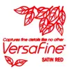 Encre Versafine - Tsukineko - Rouge Satin - 3 x 3 cm - Séchage rapide - Finesse de rendu