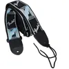 Fender Fender Monogrammed Sangle De Guitare 2"" Noir-Gris-Bleu