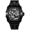 Montre Bracelet Tsar Bomba TB8208A45 - AUTOMATIQUE ACIER PVD NOIR SILI...