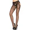 Leg Avenue Collant ouvert 1067 Duchesse Noir Taille unique