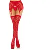 Leg Avenue Porte-jarretelles & bas 1608 rouge