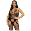 LEG AVENUE BODYSTOCKINGS Combinaison 89306 Résille Coeur Noir