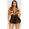 Leg Avenue Nuisette ouverte 86141 dentelle noir