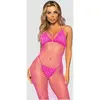 Leg Avenue Robe Longue 86963 Résille Rose