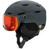 Smith - Casque de ski - Survey Eu Matte Black Chromapop Everyday Green Mirror  - Taille 51-55 cm - Noir