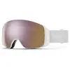 Smith 4D Mag - Masque ski White Vapor ChromaPop Rose Gold Mirror Cat 3 + Chromapop Contrast Rose Flash Cat 2