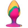 CalExotics Cheeky Large Tiedye Anal Plug 1ut