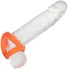 CALEXOTICS Ballstretcher en silicone ALPHA TRI-RING 38 mm Orange
