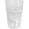 Verre à bière transparent "Ice and Beer" 500ml