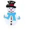 Noël Décoration Bonhomme Neige Détachable Ornements Tenture Cadeaux Br...