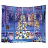 Noël Décoration Ménage Tenture Murale Arbre Couverture Noël Tapisserie...