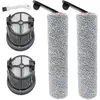 NETBOAT Brosse à rouleau + filtre d'accessoires pour Dreame H14 Pro, H14, H14 Dual aspirateur sec et humide pièces de rechange, 2 rouleaux