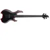 Ltd Guitars Fl-4 Fred Leclercq Black Red Burst Satin