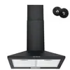 FIREGAS Hotte Aspirante Murale 60cm, 308 m³/h, Avec LED, 3 vitesses, ...