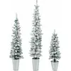 CostwayLot de 3 Sapins de Noël Artificiels 90/120/150 CM avec 120/140/...
